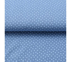 Double Gauze Musselin Sternchen dunkelmint